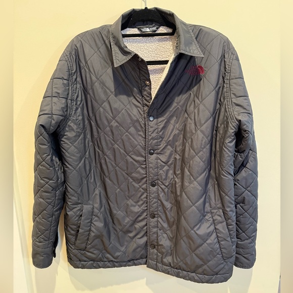 The North Face Other - GUC size Large The North Face Men's Black Quilted Jacket with fleece lining.